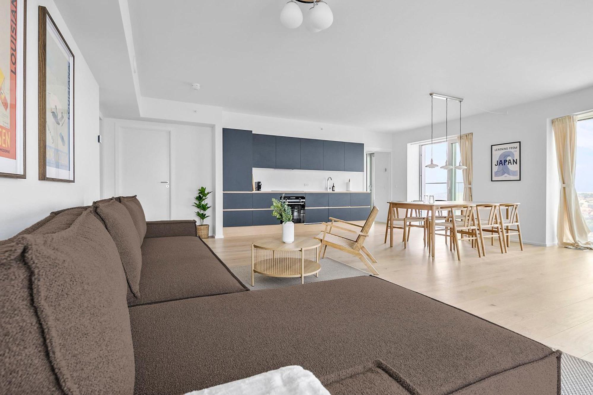 Penthouse On 35th Floor Århus